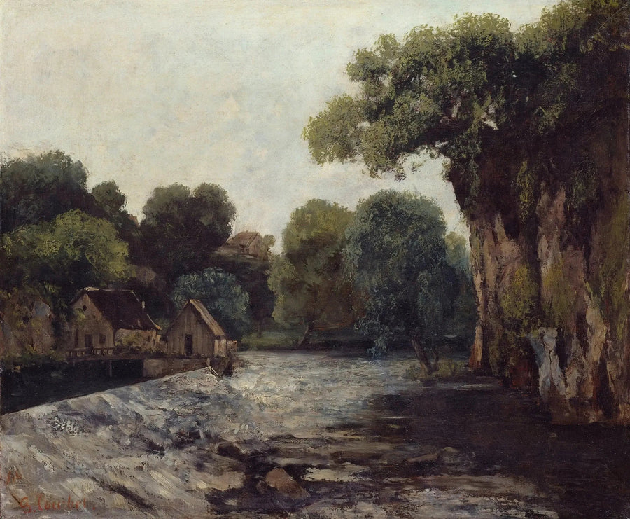 Loué-slussen - Gustave Courbet