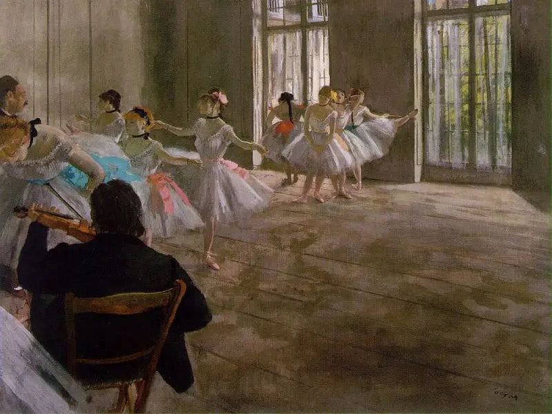 Dansskolan. Repetitionen - Edgar Degas