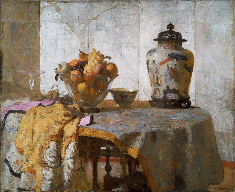 Den silverfärgade skärmen - Frank Weston Benson