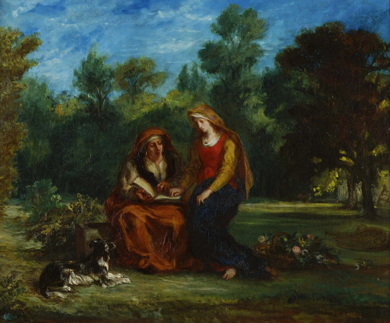 Jungfruns utbildning - Eugène Delacroix