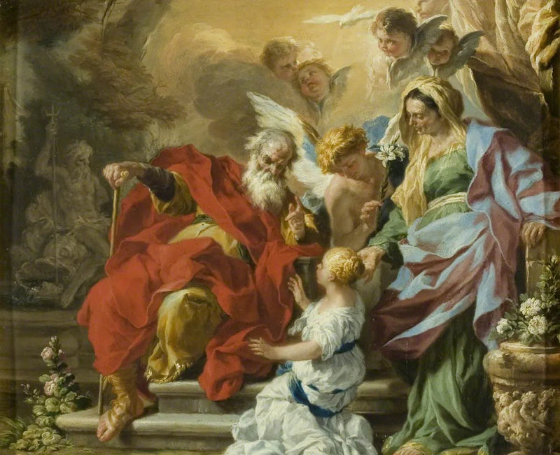 Virgins utbildning - Francesco Solimena