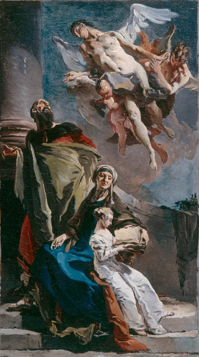 Virgins utbildning - Giovanni Battista Tiepolo