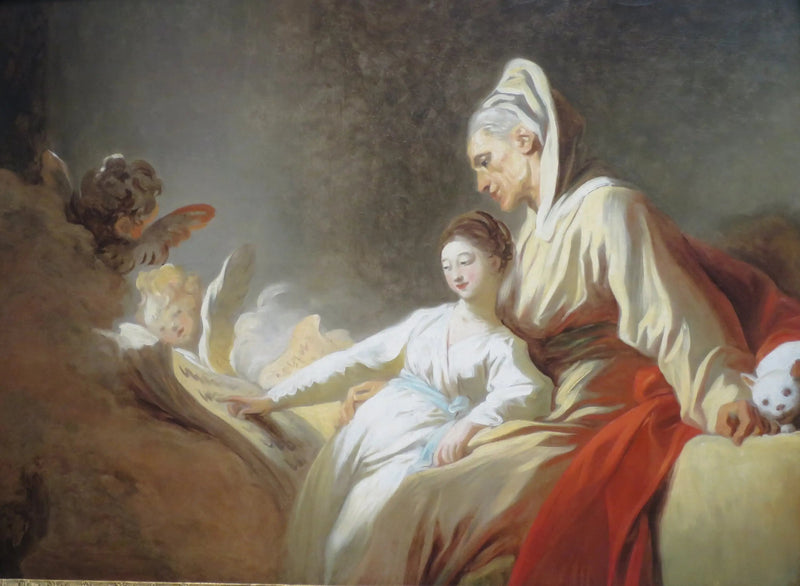 Madonnas utbildning - Jean-Honoré Fragonard
