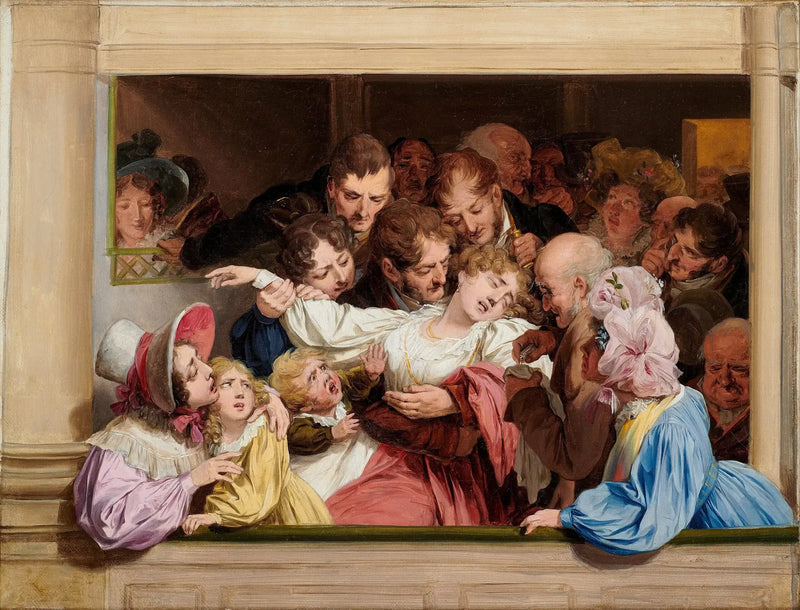 Effekten av melodramen - Louis-Leopold Boilly