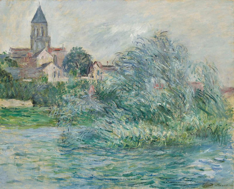 Kyrkan i Vétheuil - Claude Monet