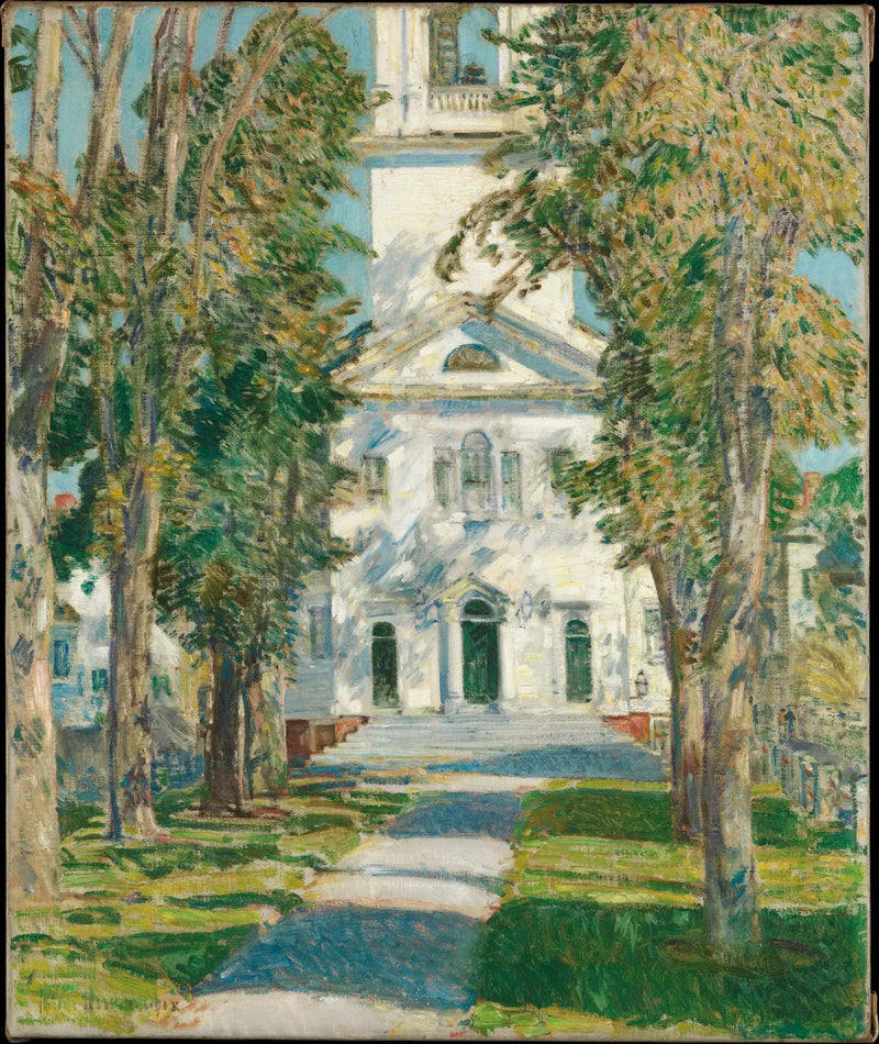 Gloucester-kyrkan - Childe Hassam