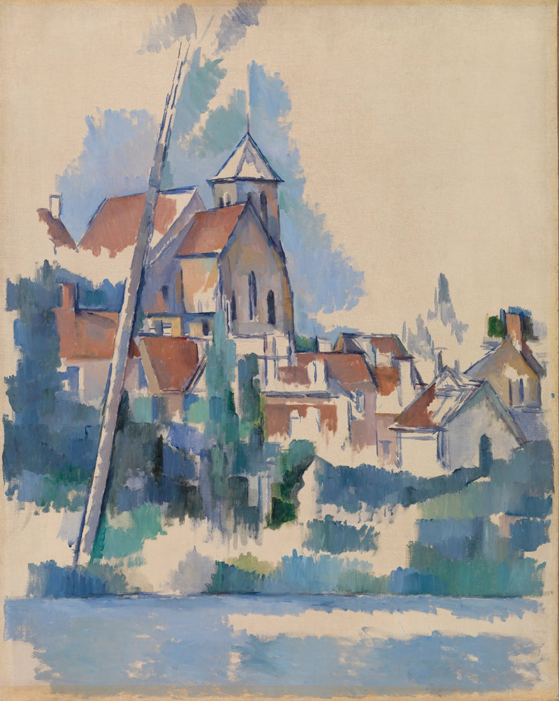Kyrkan i Montigny-sur-Loing - Paul Cézanne