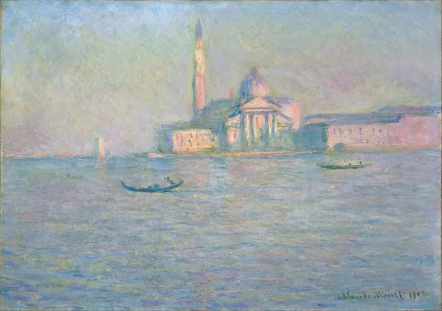 Kyrkan San Giorgio Maggiore i Venedig - Claude Monet