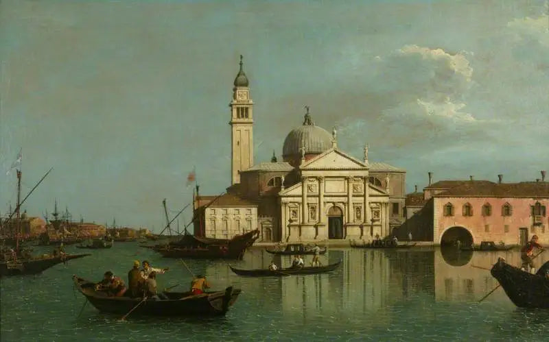 San Giorgio Maggiore kyrka, Venedig - Canaletto