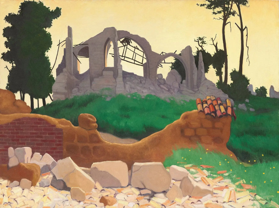 Souain-kyrkan - Félix Vallotton