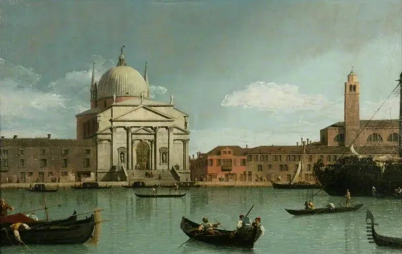 Räddningskyrkan, Venedig - Canaletto