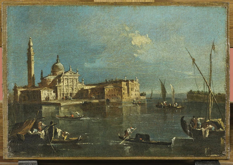 San Giorgio Maggiore-kyrkan i Venedig - Francesco Guardi
