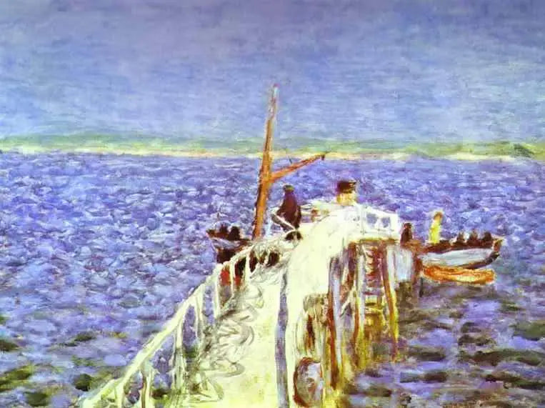 Reproduction du tableau « L'embarcadère - Pierre Bonnard » par Alpha Reproduction en peinture à l’huile