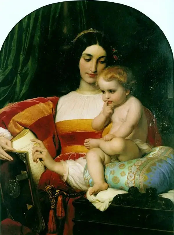 Barnet av Pic de la Mirandole - Paul Delaroche