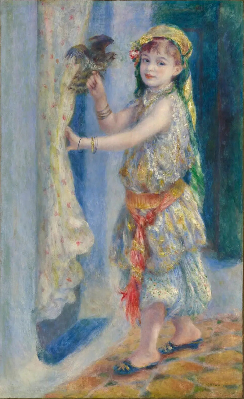 Barnet med fågeln - Pierre-Auguste Renoir