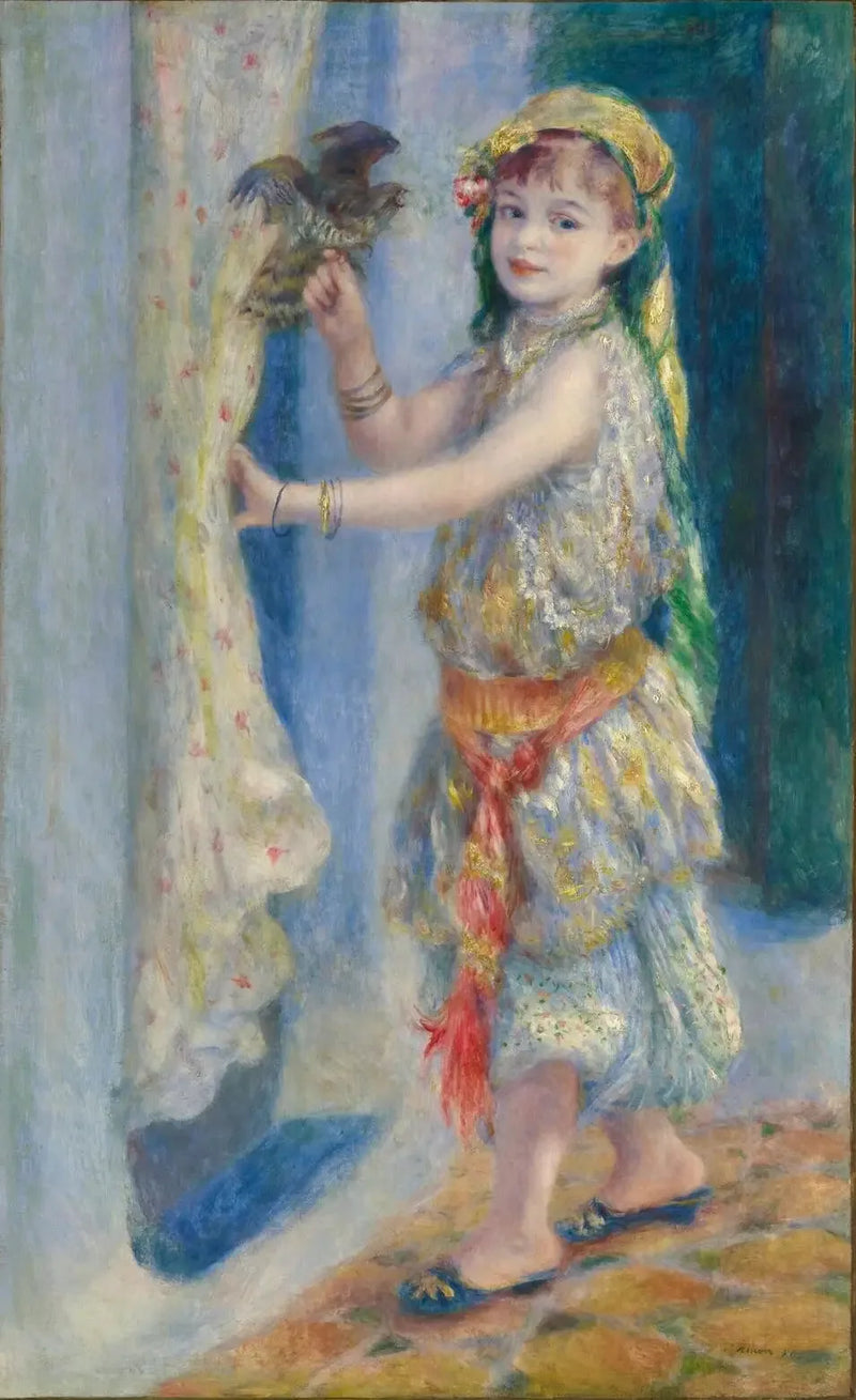 Barnet med fågeln - Pierre-Auguste Renoir