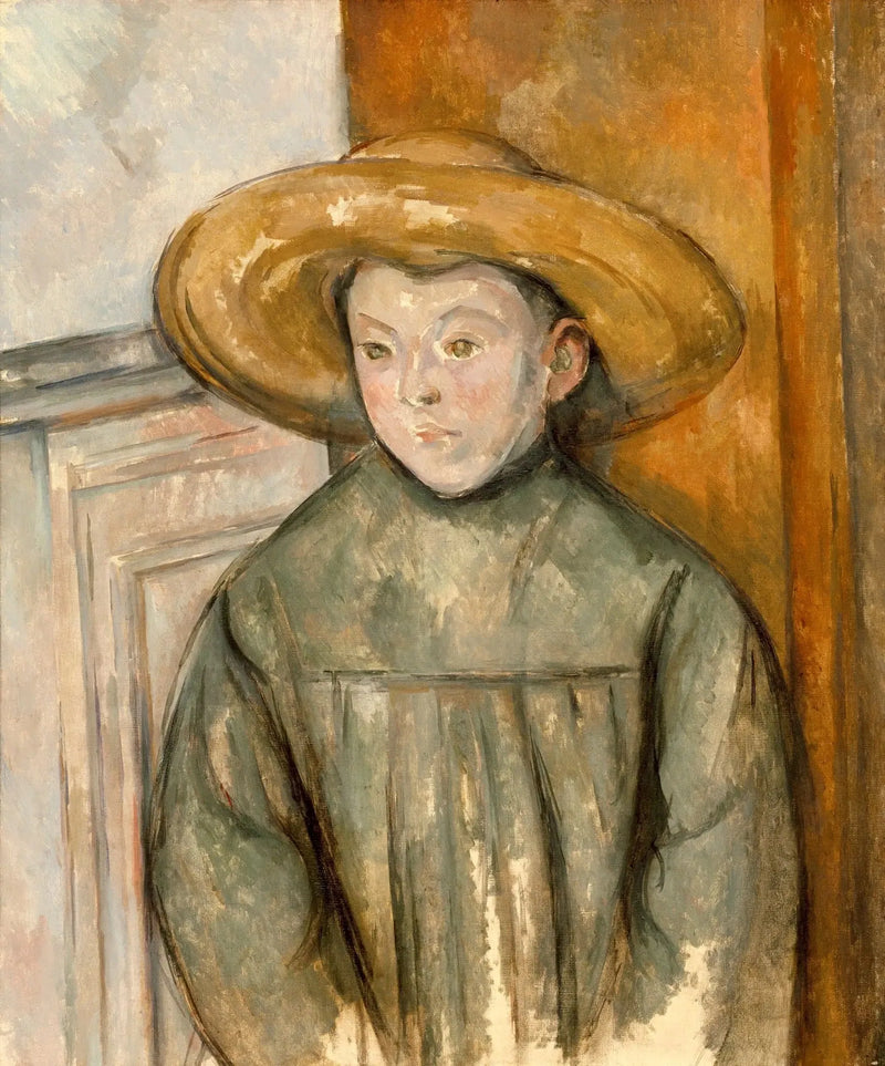 Barnet med halmhatt - Paul Cézanne