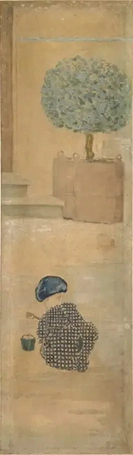 Barnet vid sandkakan - Pierre Bonnard