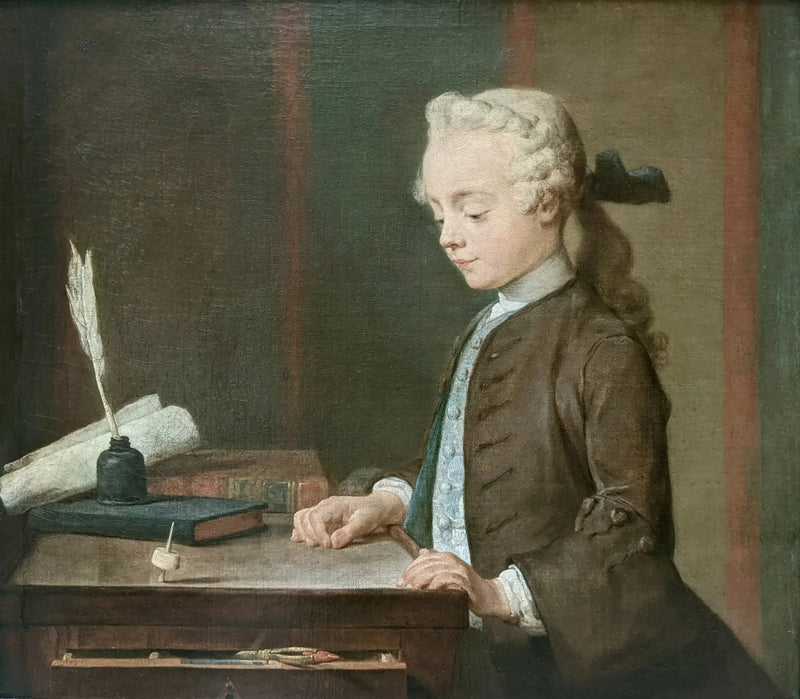 Barnet med tutan - Jean Simeón Chardin