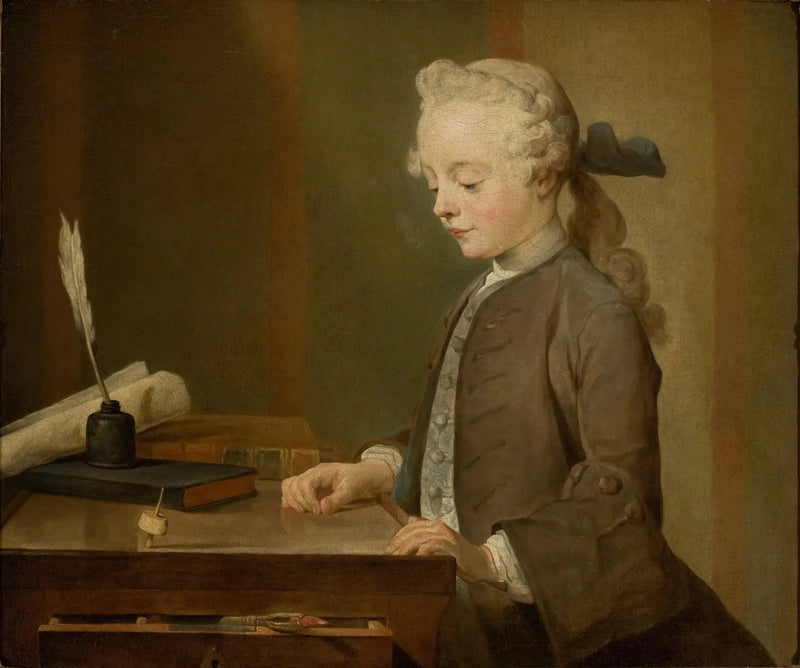 Barnet med tutan - Jean Simeón Chardin