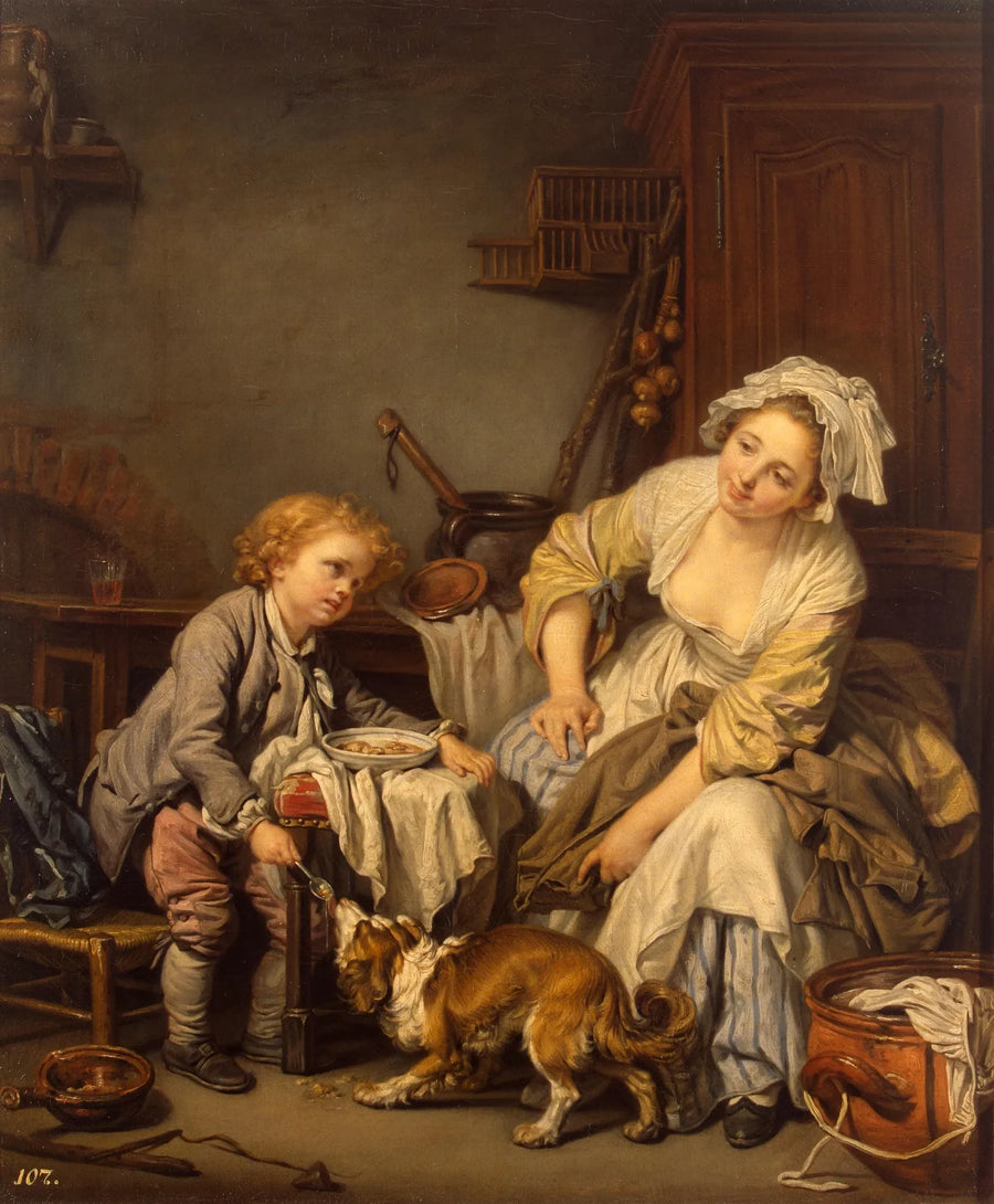Det bortskämda barnet - Jean-Baptiste Greuze