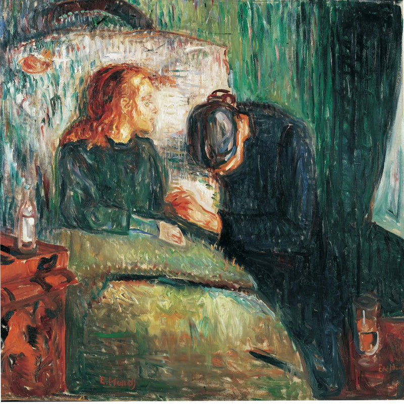 Den sjuka pojken - Edvard Munch