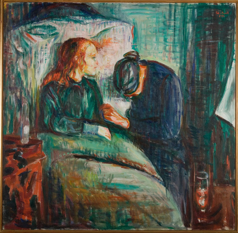 Den sjuka pojken - Edvard Munch