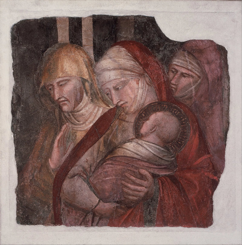 Den helige Johannes Döparen som presenteras för Zacharias - Spinello Aretino