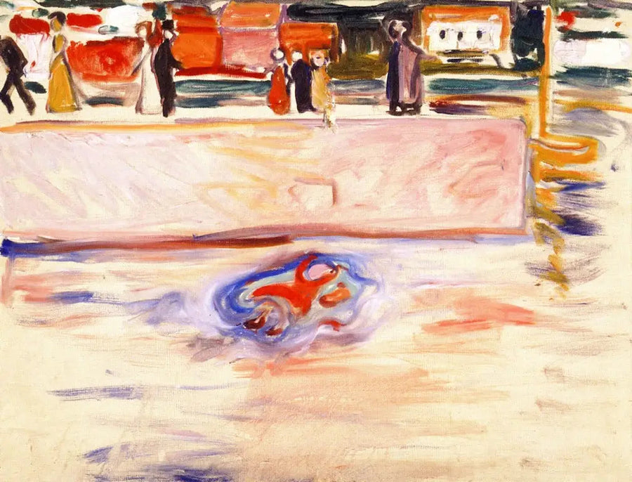 Barnet som drunknar - Edvard Munch