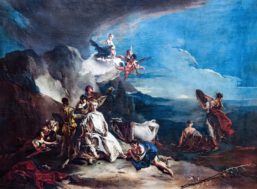 Europas borttagning - Giovanni Battista Tiepolo