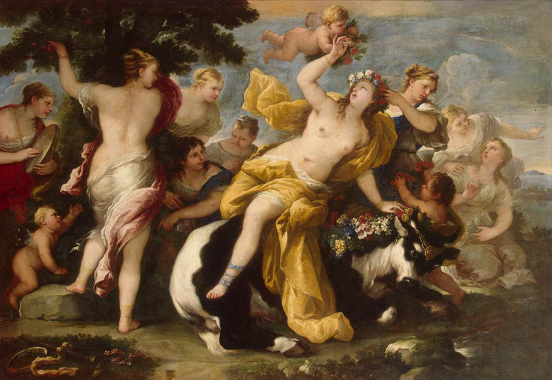 Europeiska borttagandet - Luca Giordano