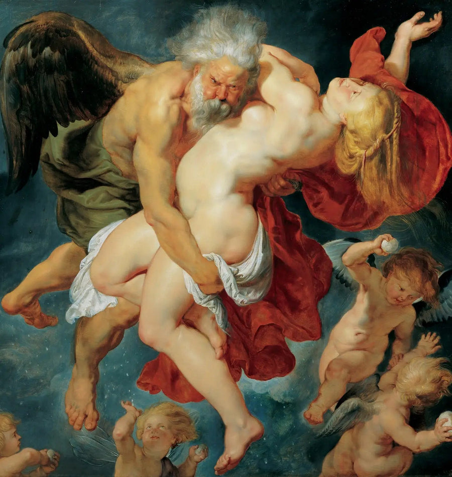 Orithyes bortförande av Boreas - Peter Paul Rubens
