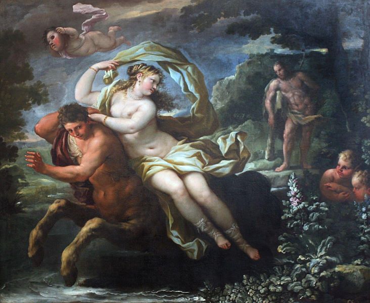 Dejaniras borttagning - Luca Giordano