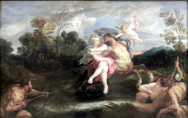 Dejaniras bortförande av centauren Nessus - Peter Paul Rubens
