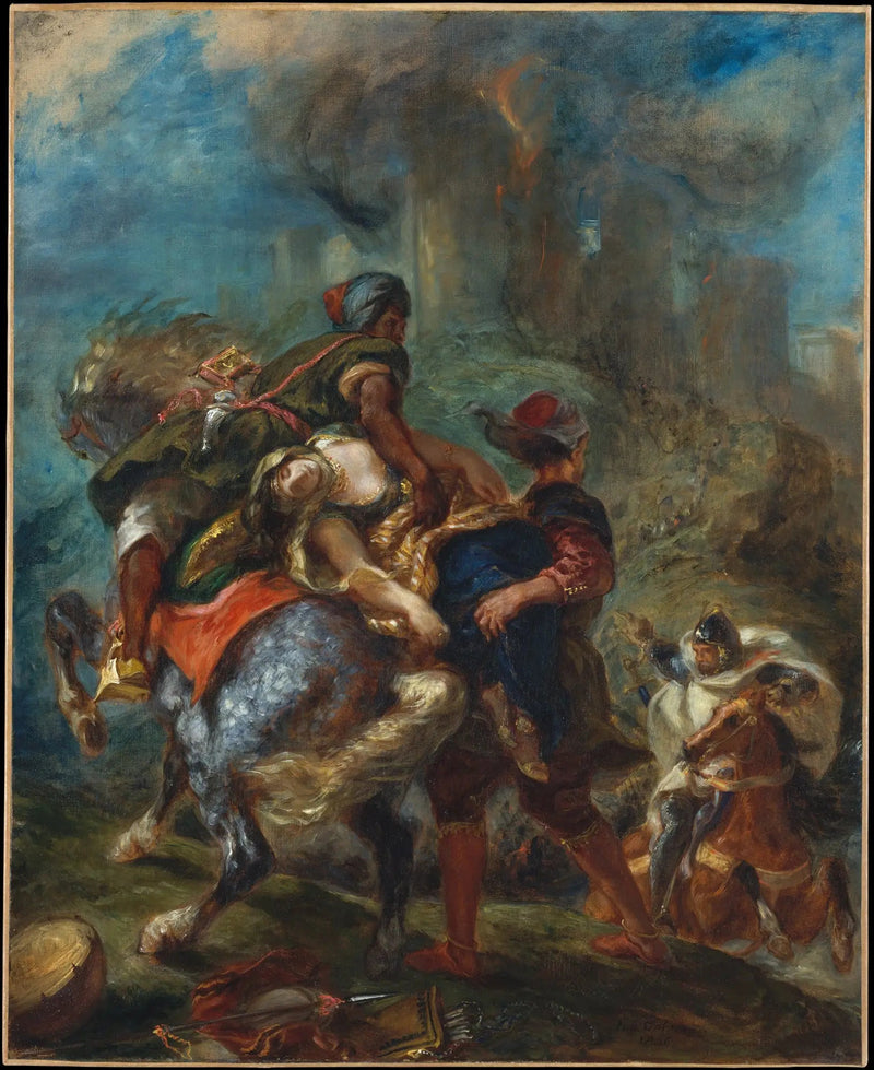 Rebeccas bortförande - Eugène Delacroix