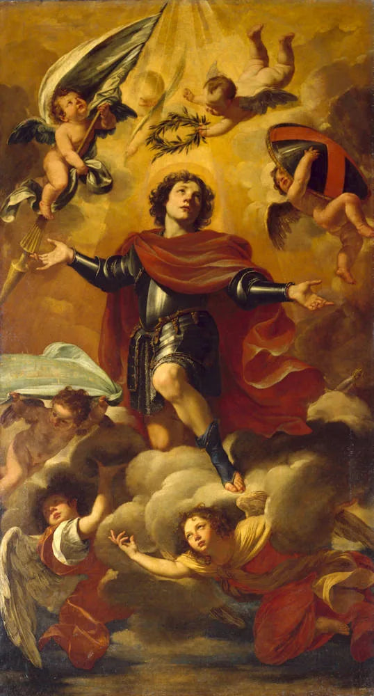Borttagningen av Saint Théodore - Simon Vouet