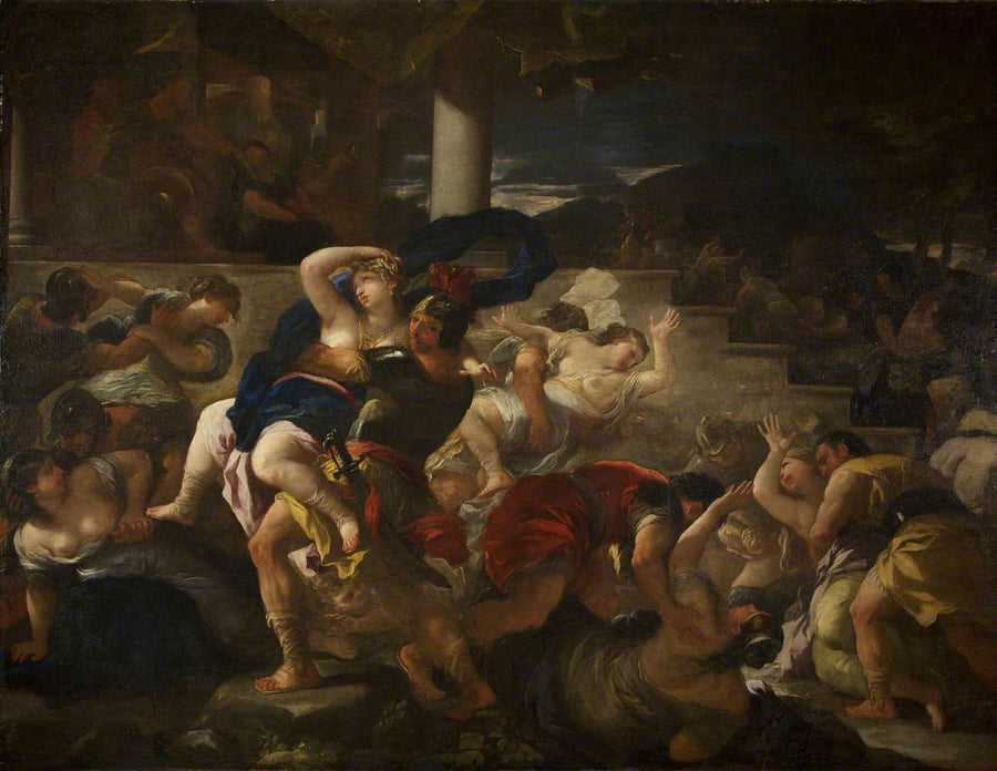 Sabinerna hämtning - Luca Giordano