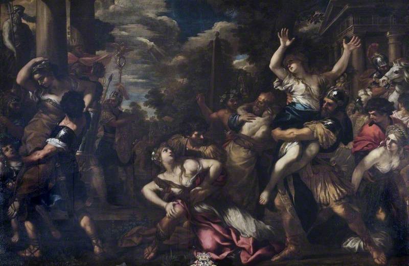 Sabinerna rycker bort - Pietro da Cortona