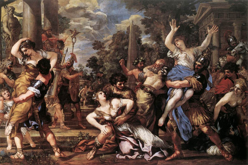 Sabinernas borttagning - Pietro da Cortona