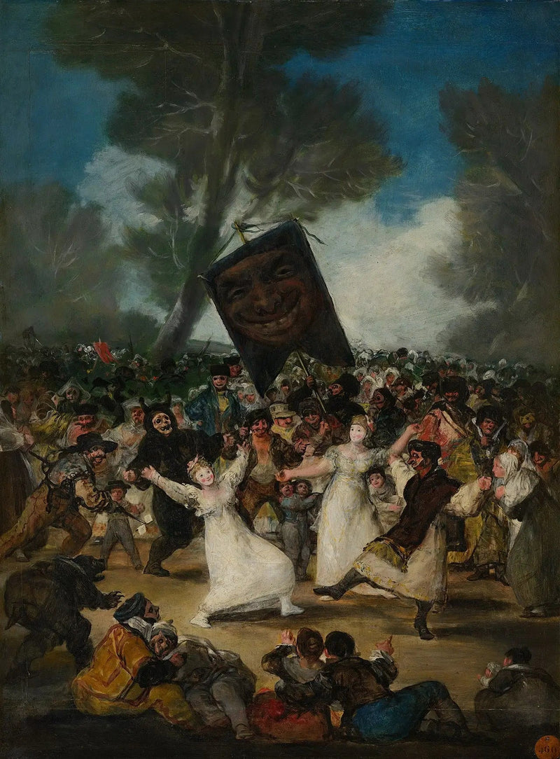 Sardinens begravning - Francisco de Goya