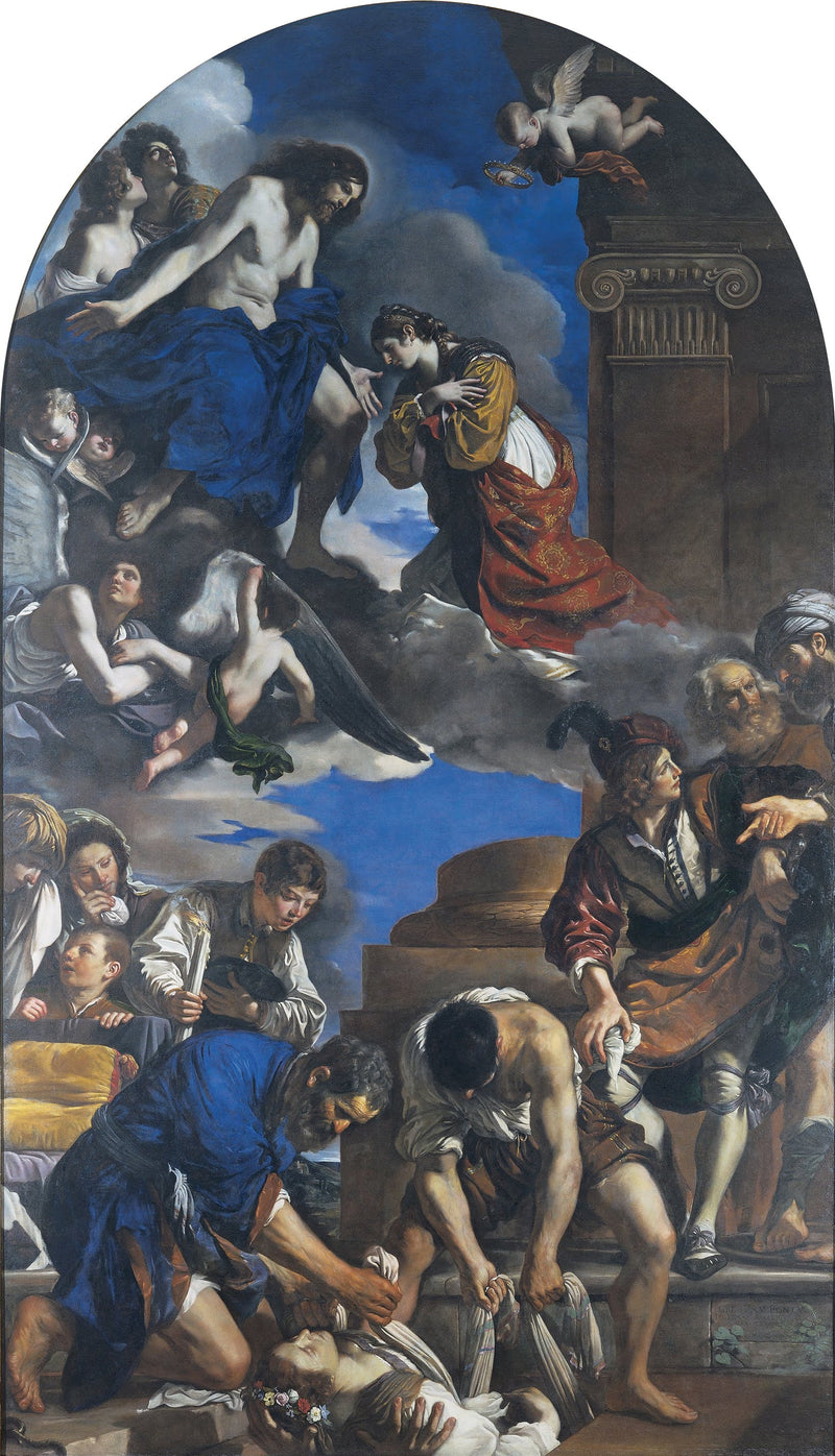 Guercino - Sainte Pétronille begravning