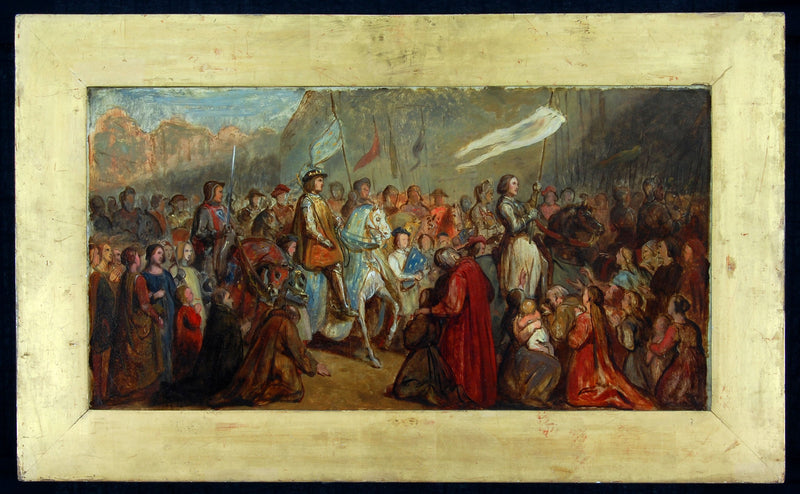 Jeanne d'Arc och Karl VII:s intåg i Reims - Ary Scheffer