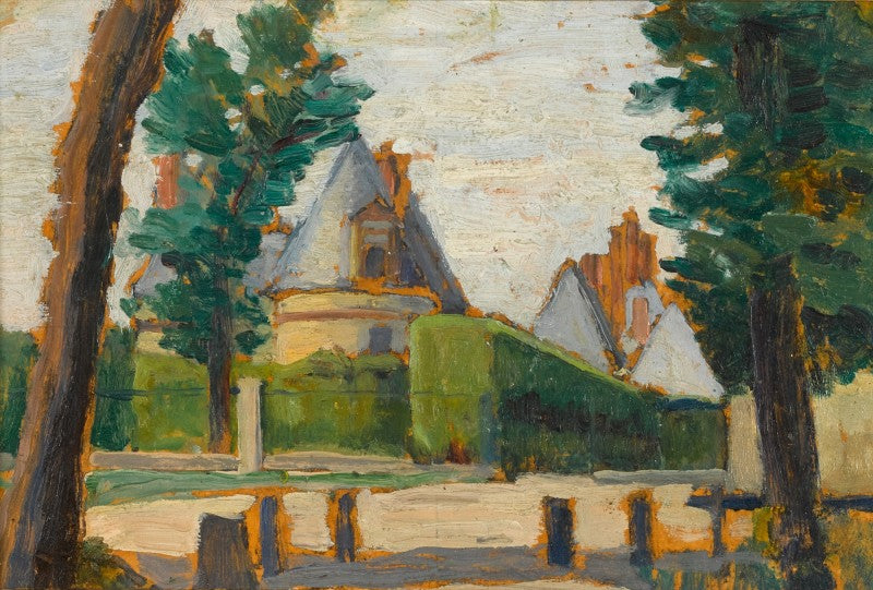 Ingången till slottet - Henri-Edmond Cross