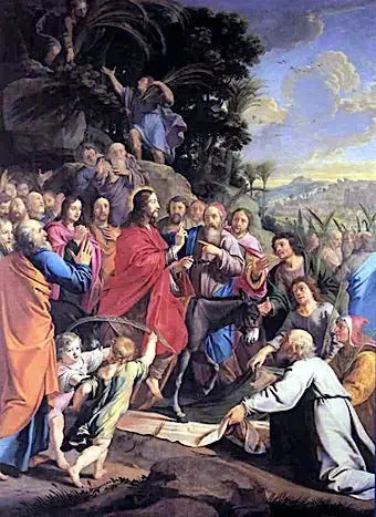 Kristi intåg i Jerusalem - Philippe de Champaigne