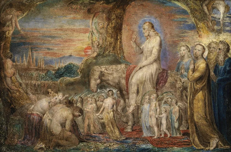 Kristi intåg i Jerusalem - William Blake