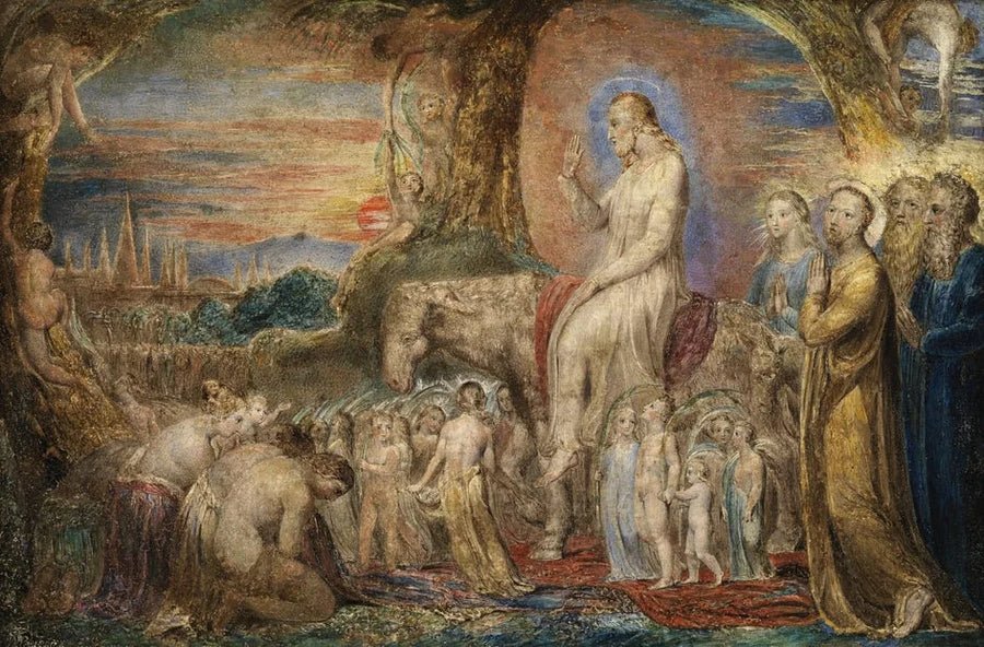 Kristi intåg i Jerusalem - William Blake