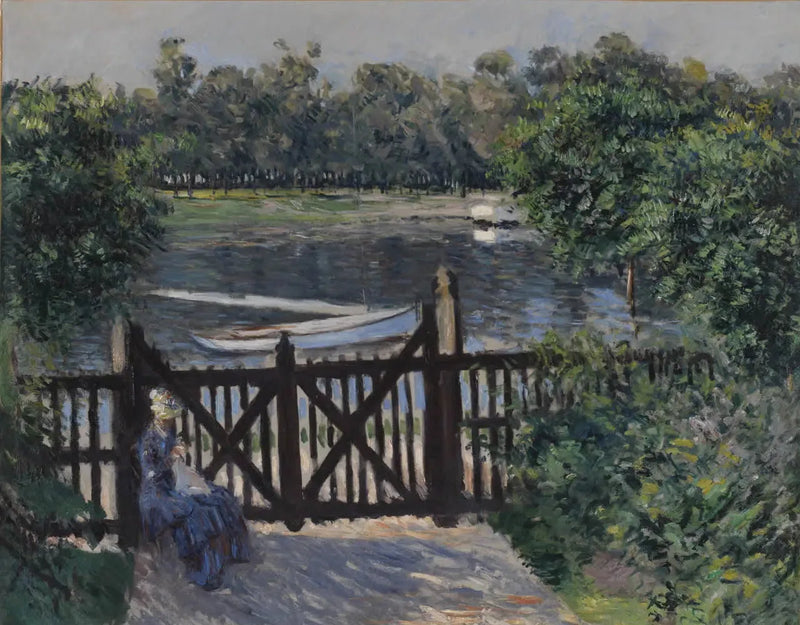 Ingången till trädgården, Petit-Gennevilliers - Gustave Caillebotte