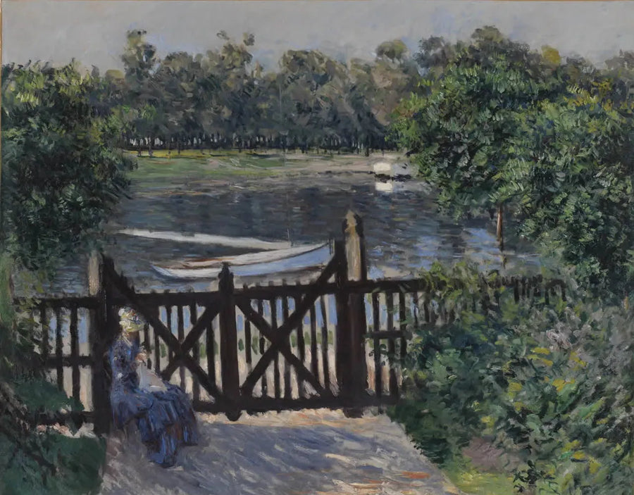 Ingången till trädgården, Petit-Gennevilliers - Gustave Caillebotte