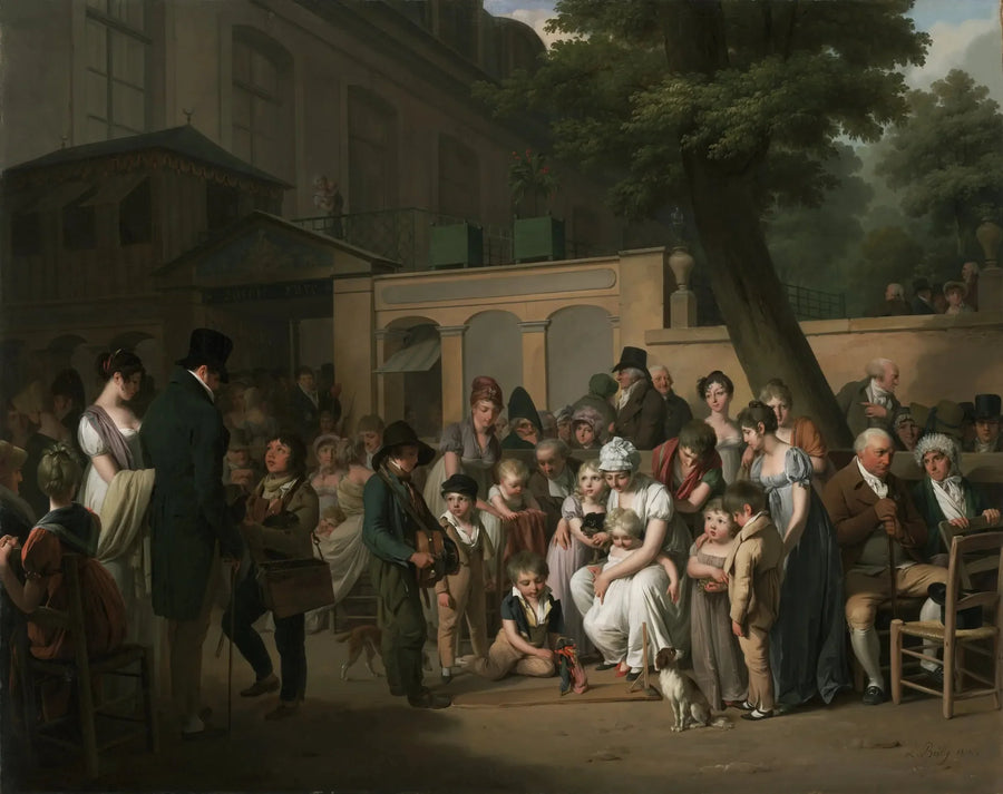 Den turkiska trädgårdens ingång - Louis-Leopold Boilly