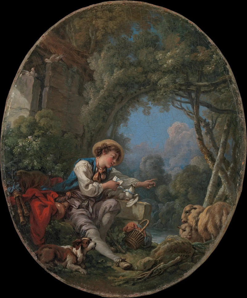 Budbärarens sändning - François Boucher